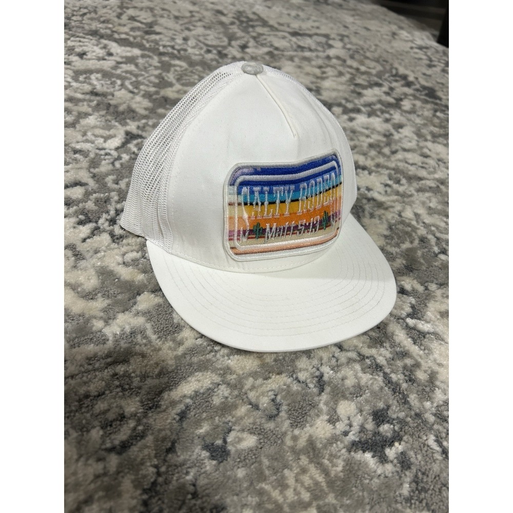 Salty Rodeo White SnapBack Hat White